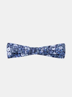 Sergent Major Chapeau & Foulard-Bandeau bleu et blanc &agrave; imprim&eacute; fleuri