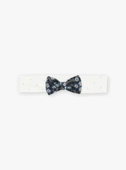 Sergent Major Chapeau & Bandeau-Bandeau &eacute;cru &agrave; imprim&eacute; &agrave; pois