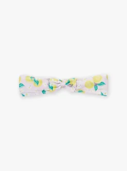 Sergent Major Chapeau & Bandeau-Bandeau jaune &agrave; imprim&eacute; fleuri