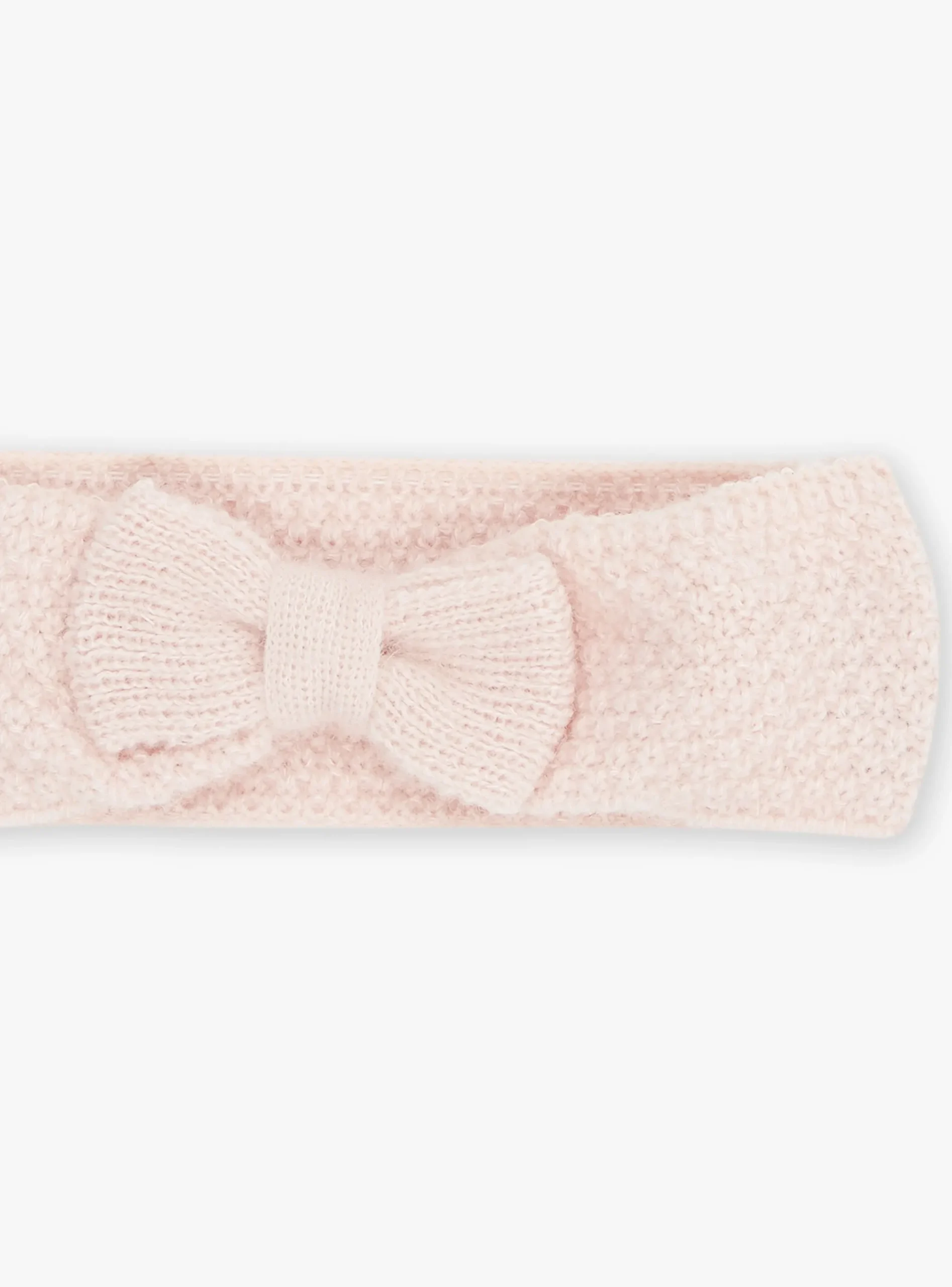 Sergent Major Chapeau & Bandeau | Bonnet, Echarpe & Gant-Bandeau rose vintage en tricot