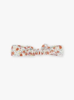 Sergent Major Chapeau & Bandeau-Bandeau vanille &agrave; imprim&eacute; fleuri