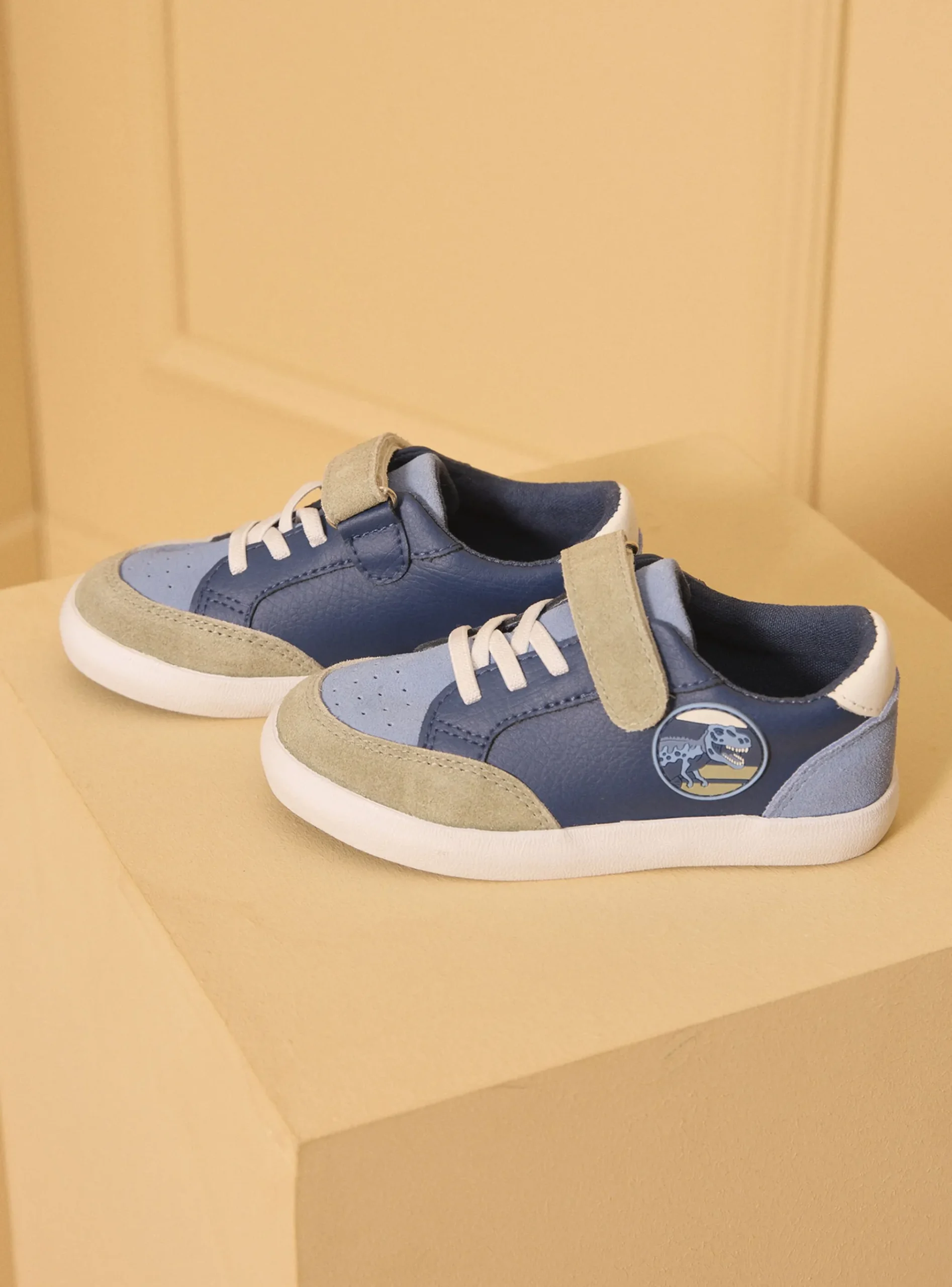 Sergent Major Chaussures & Chaussons-Basket tricolore à scratch