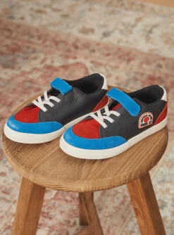 Sergent Major Chaussures & Chaussons-Baskets bleues marine en cuir