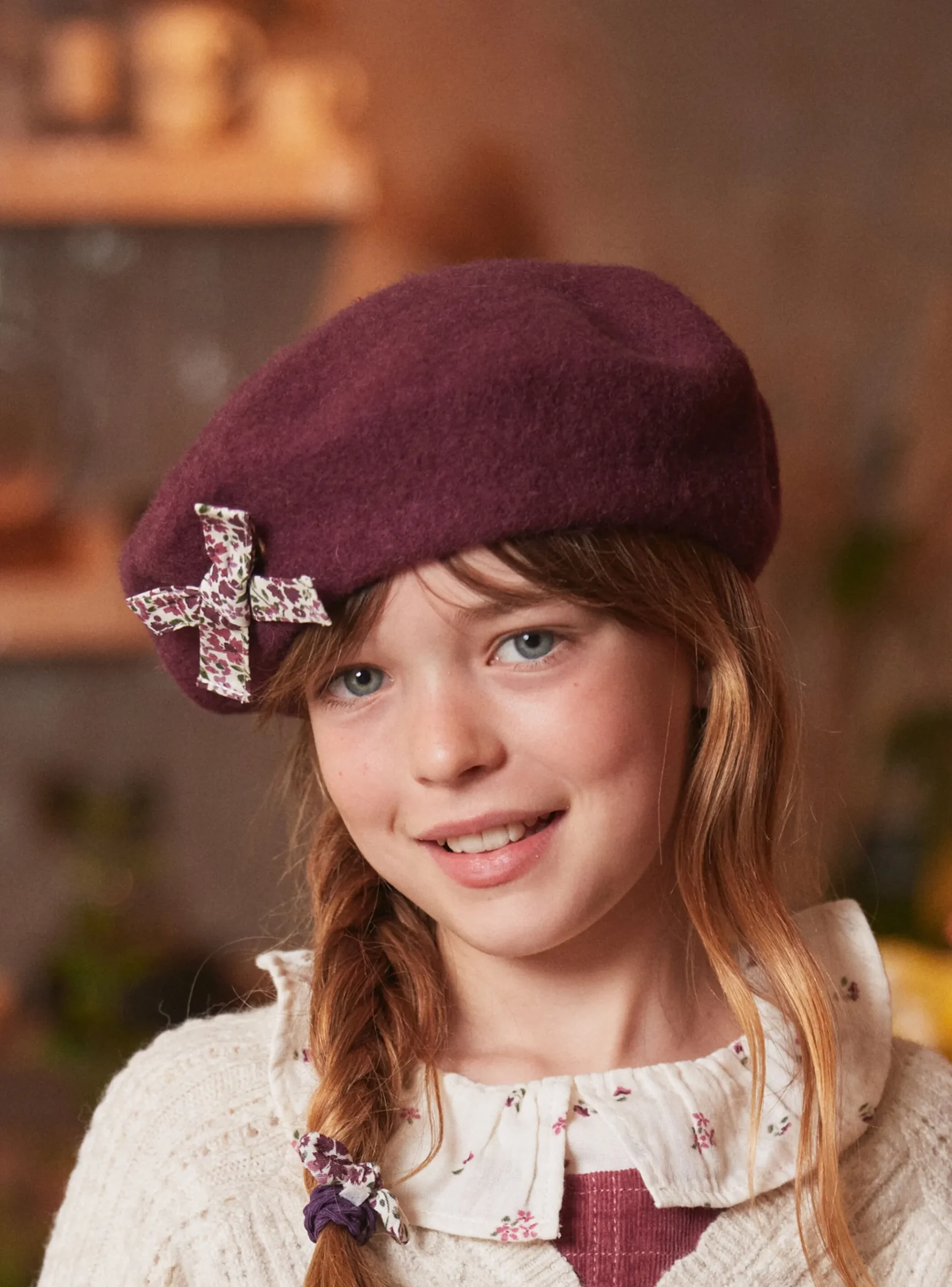 Sergent Major Chapeau & Foulard-Béret avec noeud imprimé