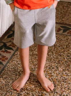 Sergent Major Bermuda-Bermuda gris chiné enfant garçon
