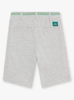 Sergent Major Bermuda-Bermuda gris chin&eacute; enfant gar&ccedil;on