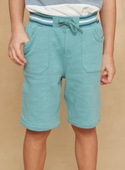 Sergent Major Bermuda-Bermuda turquoise en molleton