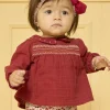 Sergent Major T-shirt & Blouse-Blouse avec smocks