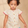 Sergent Major T-shirt & Blouse-Blouse beige fleurie