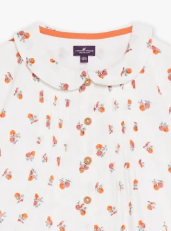 Sergent Major Blouse & T-shirt-Blouse &eacute;crue &agrave; imprim&eacute; fruits