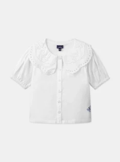 Sergent Major Blouse & T-shirt-Blouse &eacute;crue en popeline de coton