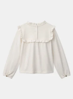 Sergent Major Blouse & T-shirt-Blouse en jersey brodée