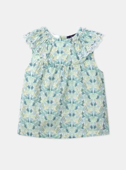 Sergent Major T-shirt & Blouse-Blouse Sans Manches Imprimée Ivoire