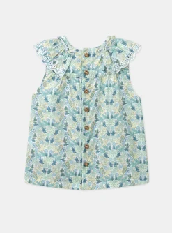 Sergent Major T-shirt & Blouse-Blouse Sans Manches Imprimée Ivoire