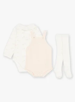 Sergent Major Tenues & Ensembles-Body, barbotteuse et collants rose p&acirc;le