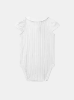 Sergent Major Body-Body écru col brodé
