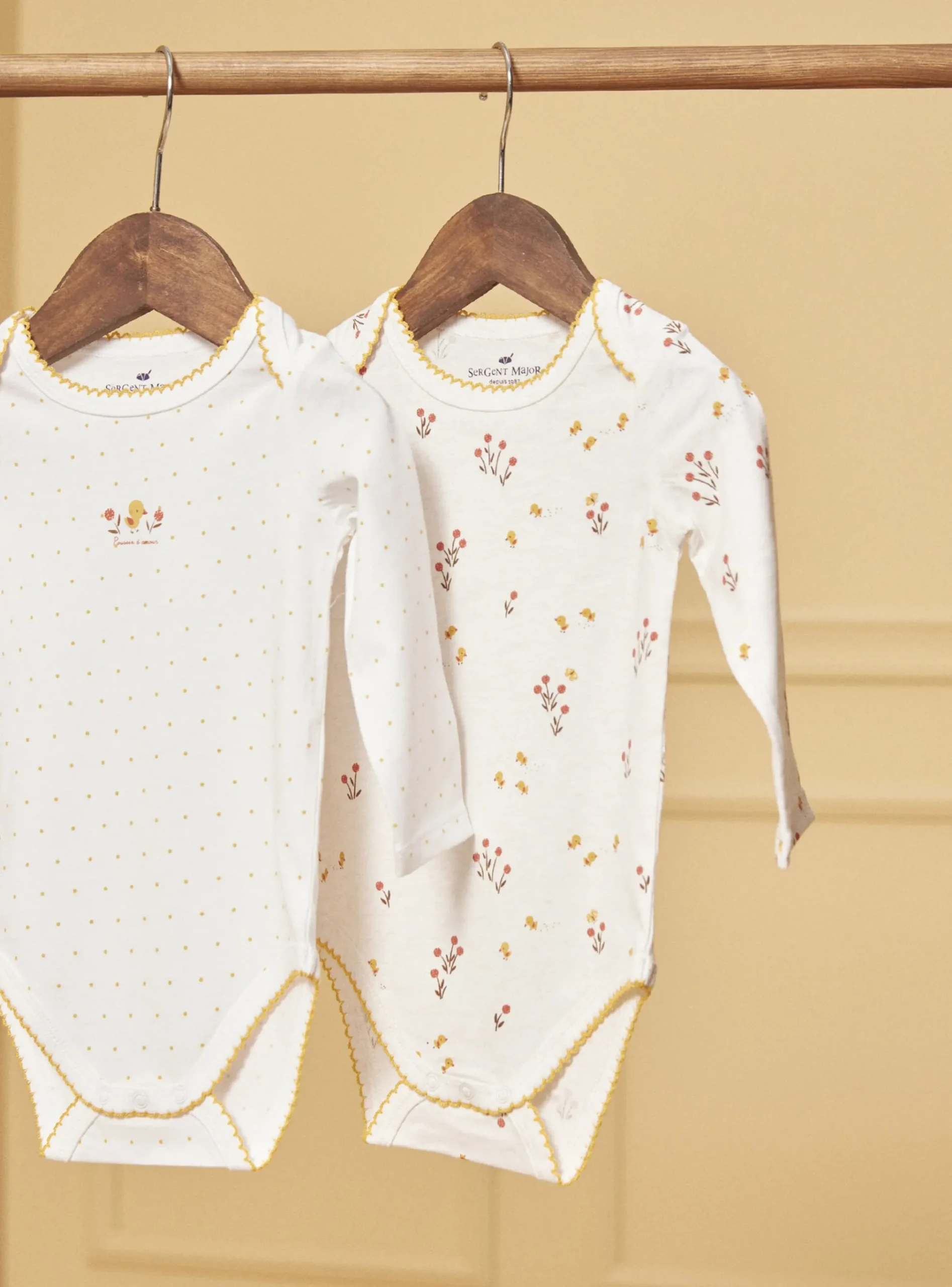 Sergent Major Body-Body Ecru chiné