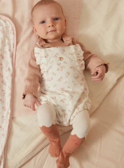 Sergent Major Tenues & Ensembles-Body rose ancien, barboteuse écrue et collant