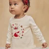 Sergent Major Body-Body T-shirt beige &agrave; manches longues