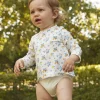 Sergent Major Body-Body T-shirt &eacute;cru &agrave; imprim&eacute; fleuri