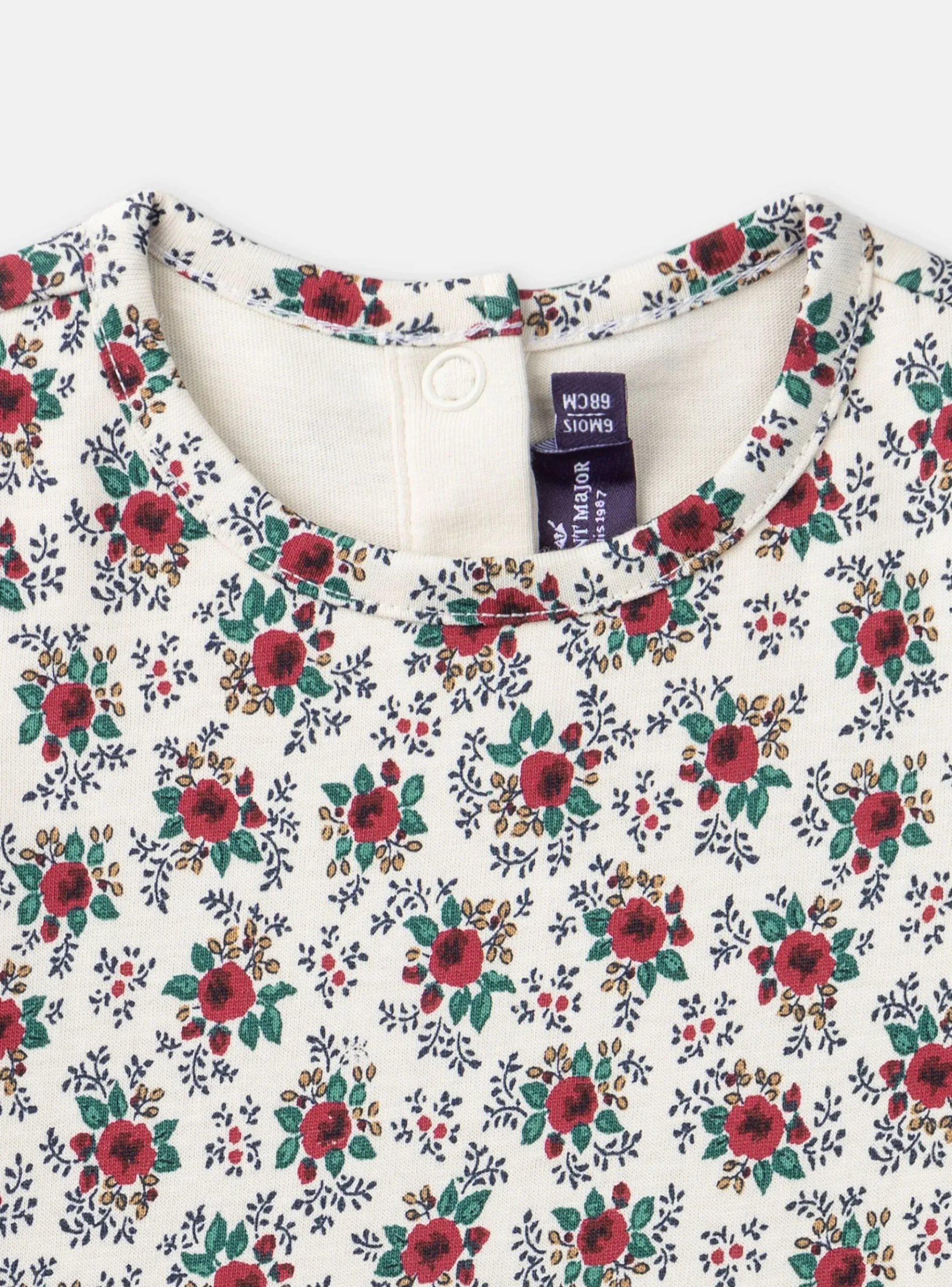 Sergent Major Body-Body tshirt imprimé fleuri