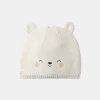 Sergent Major Bonnet, Echarpe & Gant-Bonnet Beige Chin&eacute;