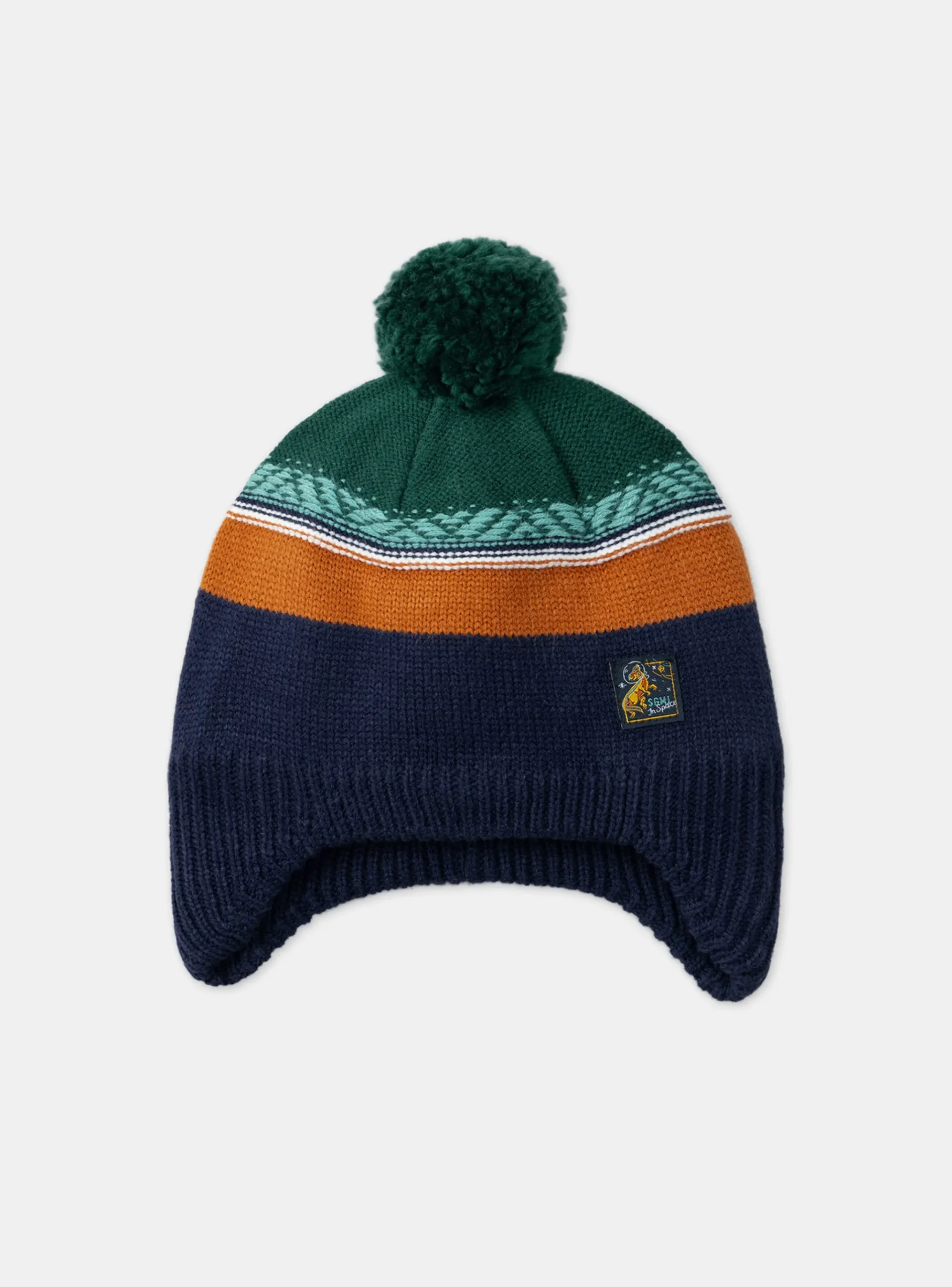 Sergent Major Bonnet, Echarpe, & Gant-Bonnet cache oreilles maille
