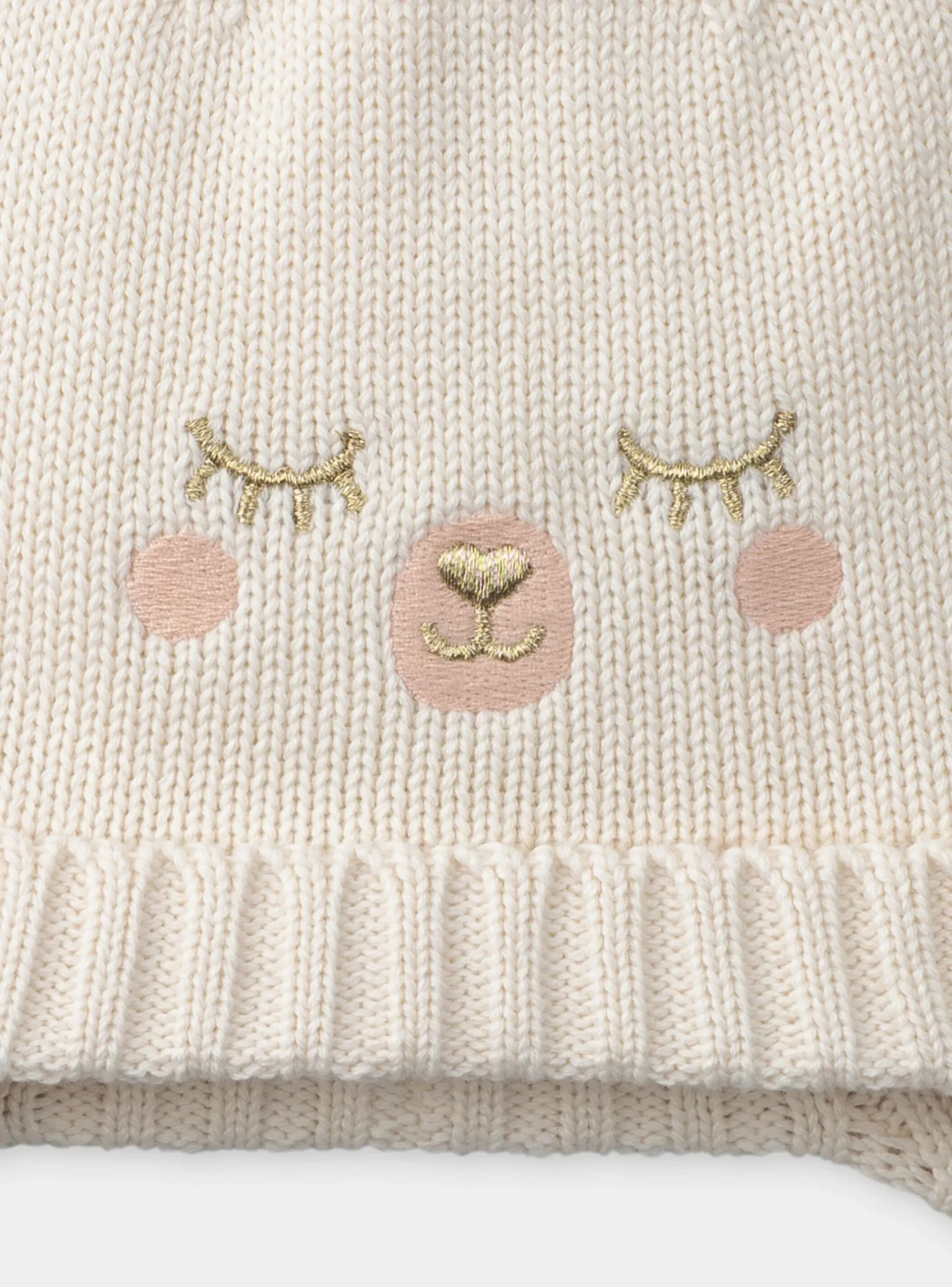 Sergent Major Bonnet, Echarpe & Gant-Bonnet cache-oreilles ourson
