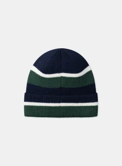 Sergent Major Bonnet, Echarpe, & Gant-Bonnet c&ocirc;tel&eacute; tricolore