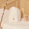 Sergent Major Bonnet, Moufle, Chausson & Chaussette-Bonnet de naissance &eacute;cru chin&eacute; en laine et coton