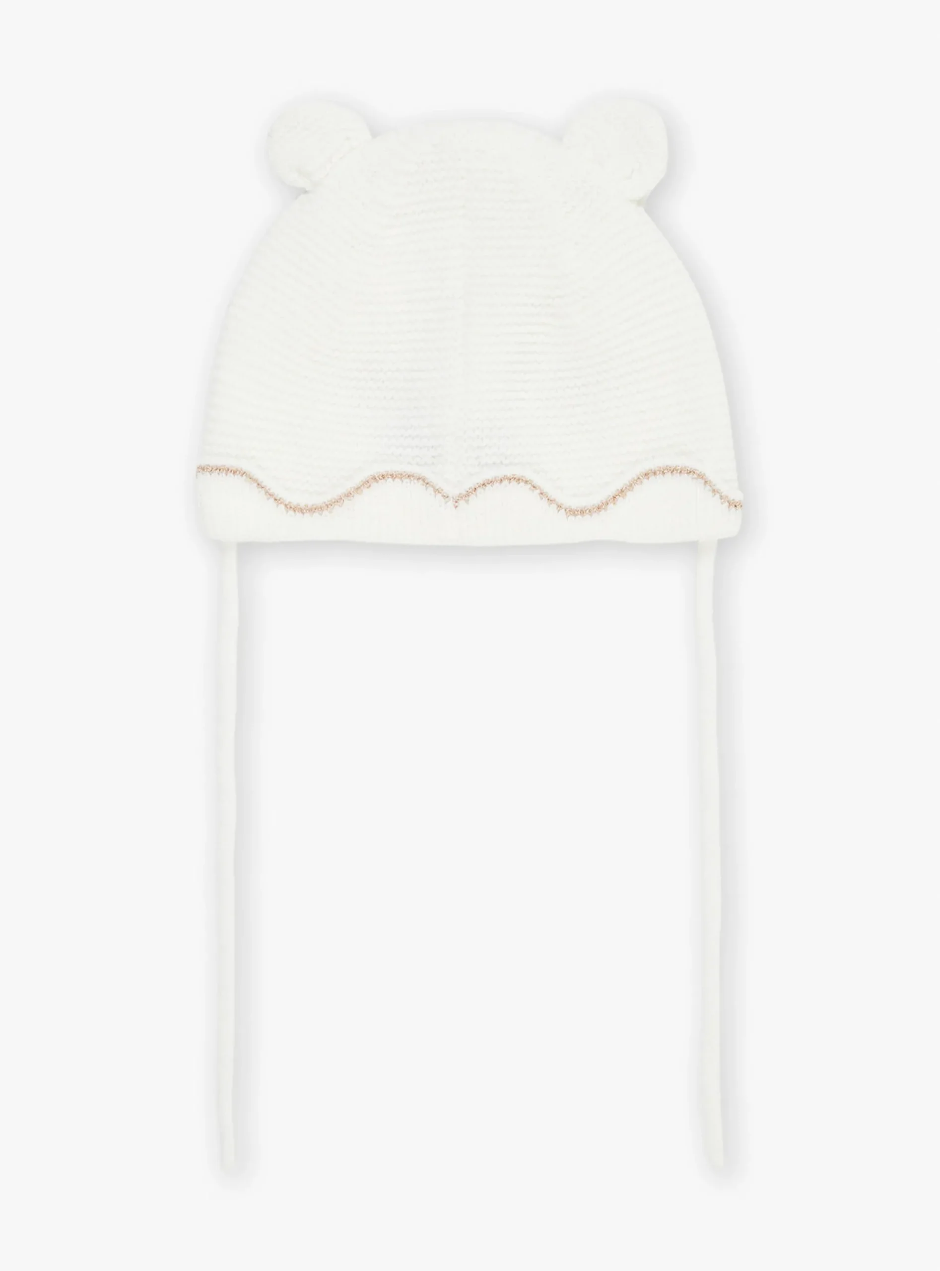 Sergent Major Bonnet, Echarpe & Gant-Bonnet Ecru