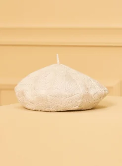 Sergent Major Chapeau & Bandeau-Bonnet Ecru chiné