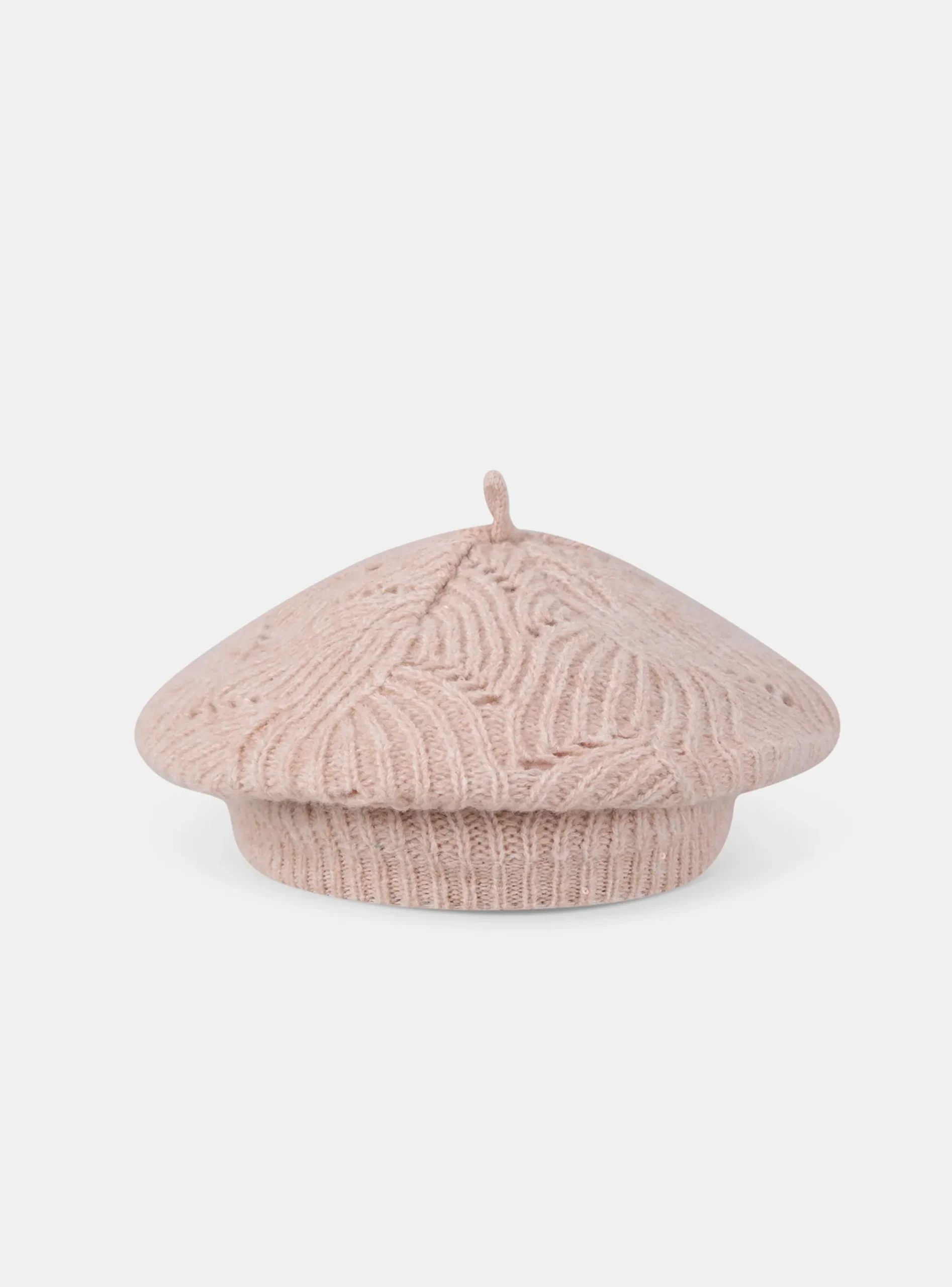Sergent Major Bonnet, Echarpe & Gants-Bonnet en maille type béret avec des sequins dans le fil