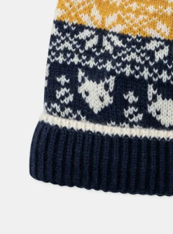 Sergent Major Bonnet, Echarpe, & Gant-Bonnet jacquard tricolore
