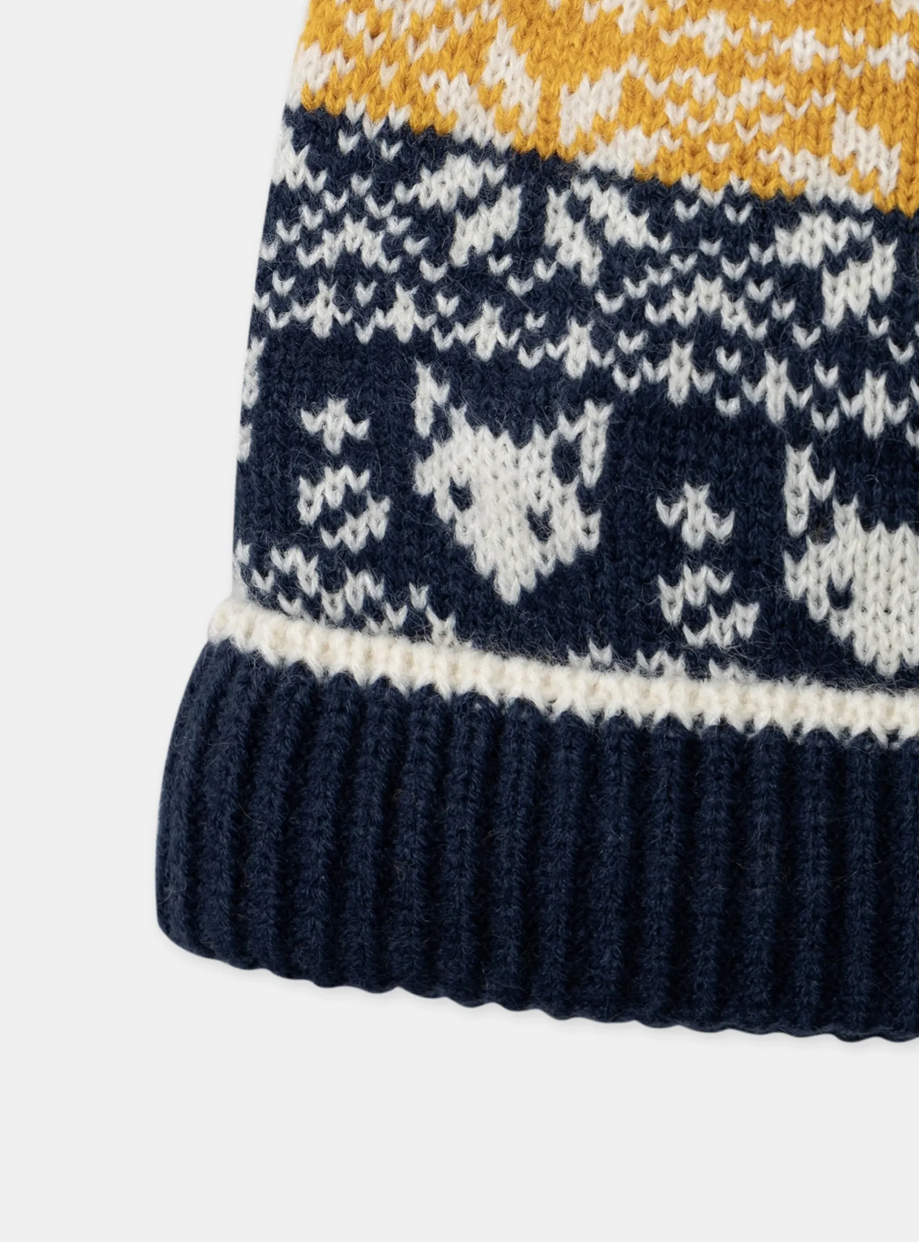 Sergent Major Bonnet, Echarpe, & Gant-Bonnet jacquard tricolore