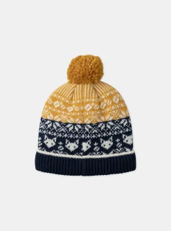 Sergent Major Bonnet, Echarpe, & Gant-Bonnet jacquard tricolore
