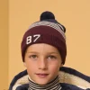 Sergent Major Bonnet, Echarpe, & Gant-Bonnet maille avec pompom