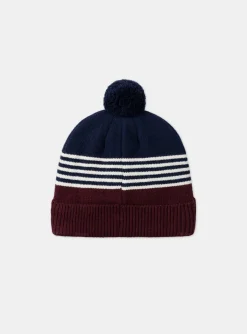 Sergent Major Bonnet, Echarpe, & Gant-Bonnet maille avec pompom