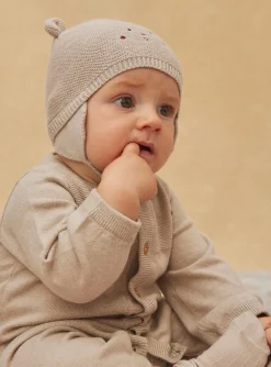 Sergent Major Bonnet, Moufle, Chausson & Chaussette-Bonnet noix en tricot
