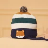 Sergent Major Bonnet, Echarpe & Gant-Bonnet ray&eacute; renard