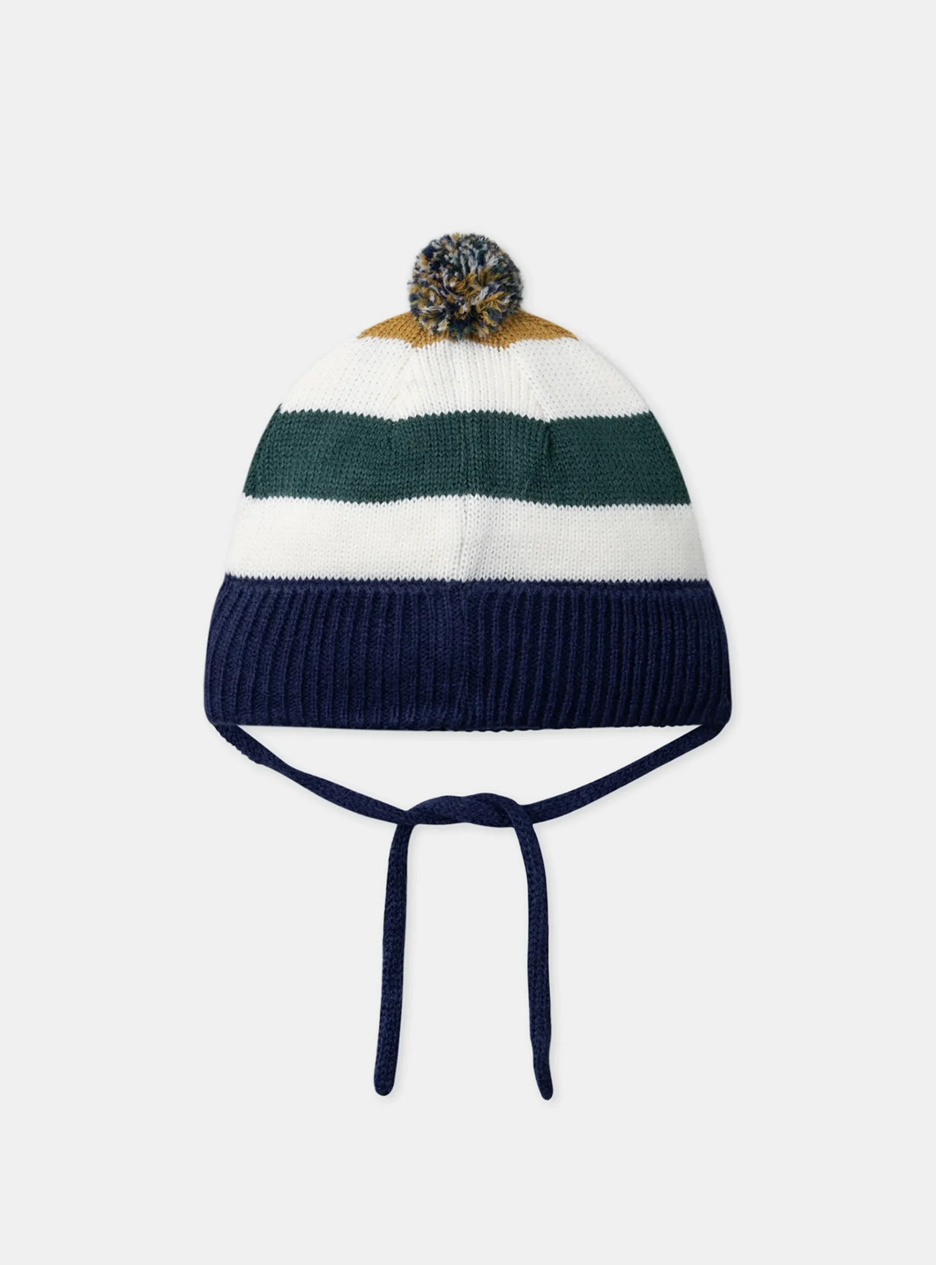 Sergent Major Bonnet, Echarpe & Gant-Bonnet rayé renard