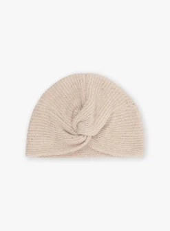 Sergent Major Bonnet, Echarpe & Gant-Bonnet rose p&acirc;le en tricot