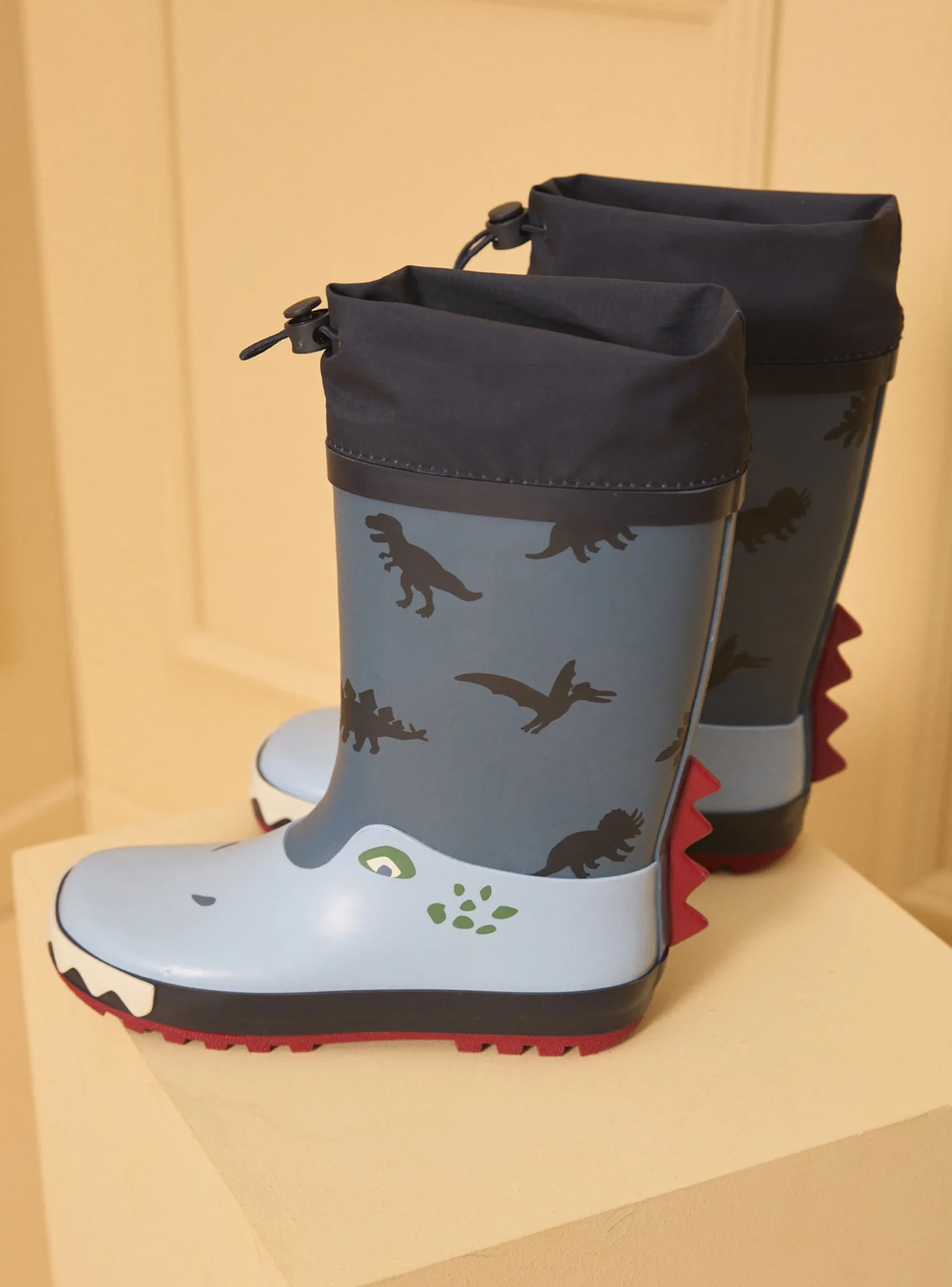 Sergent Major Chaussures & Chaussons-Botte de pluie dinosaure