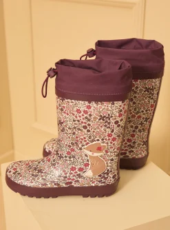 Sergent Major Chaussures Et Chaussons-Botte de pluie imprim&eacute; fleuri