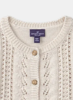 Sergent Major Pull, Gilet & Cardigan-Cardigan ajour&eacute; fantaisie