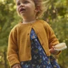 Sergent Major Pull, Gilet & Cardigan-Cardigan ambre jaune