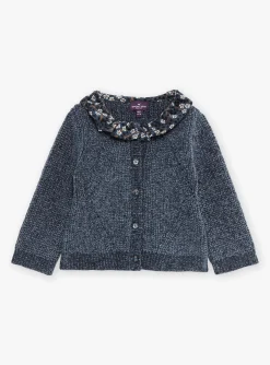Sergent Major Pull, Gilet & Cardigan-Cardigan Bleu marine