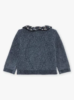 Sergent Major Pull, Gilet & Cardigan-Cardigan Bleu marine