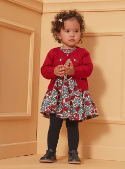 Sergent Major Pull, Gilet & Cardigan-Cardigan brodé fleurs