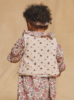 Sergent Major Pull, Gilet & Cardigan-Cardigan &eacute;cru sans manches r&eacute;versible
